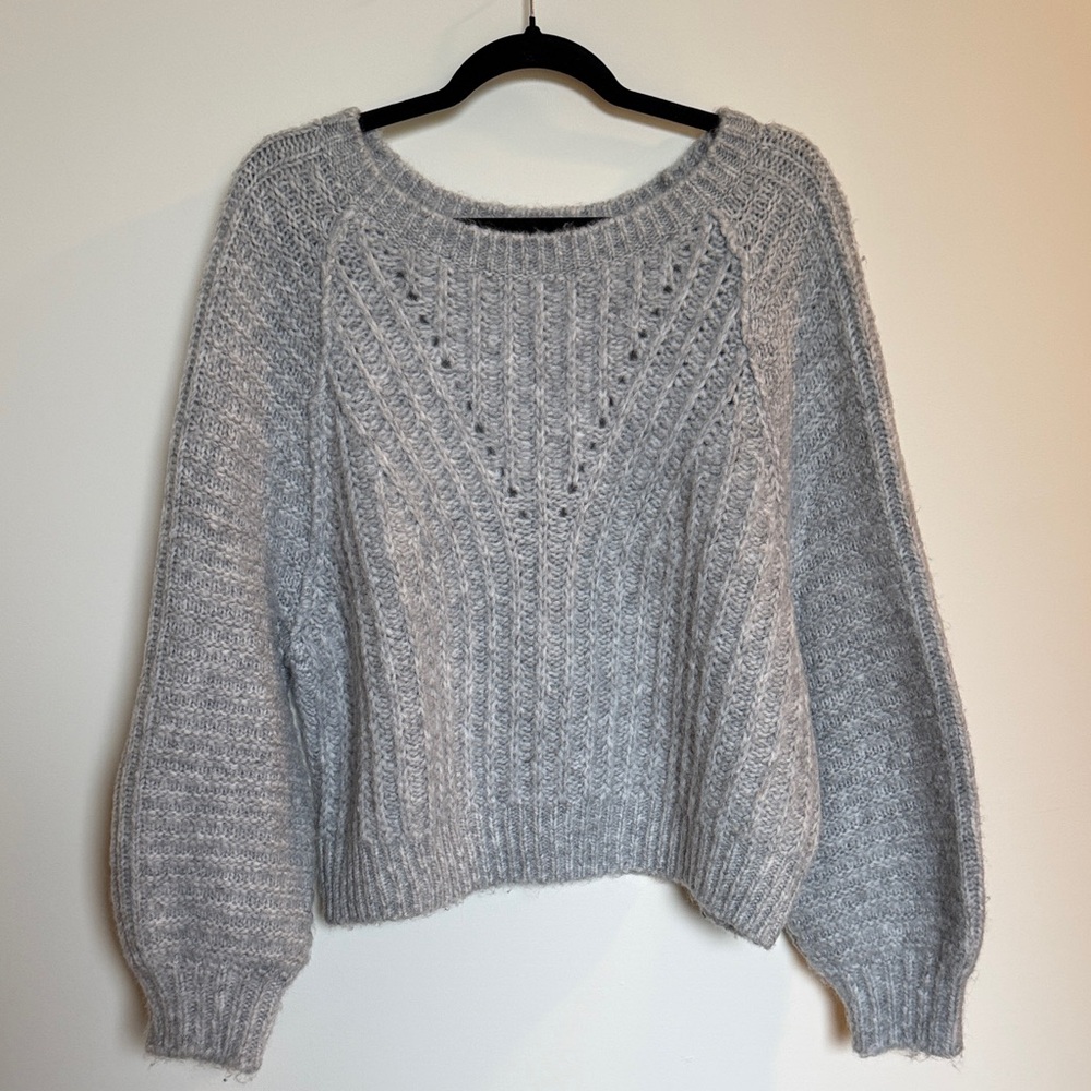 Free People Light Gray Women's Sweater